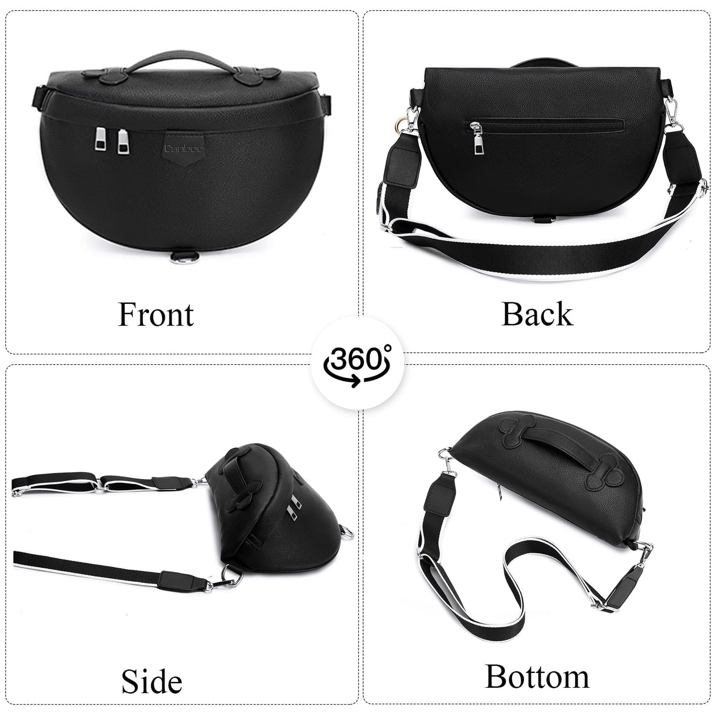 Canboc Bum Bag with Wide Strap