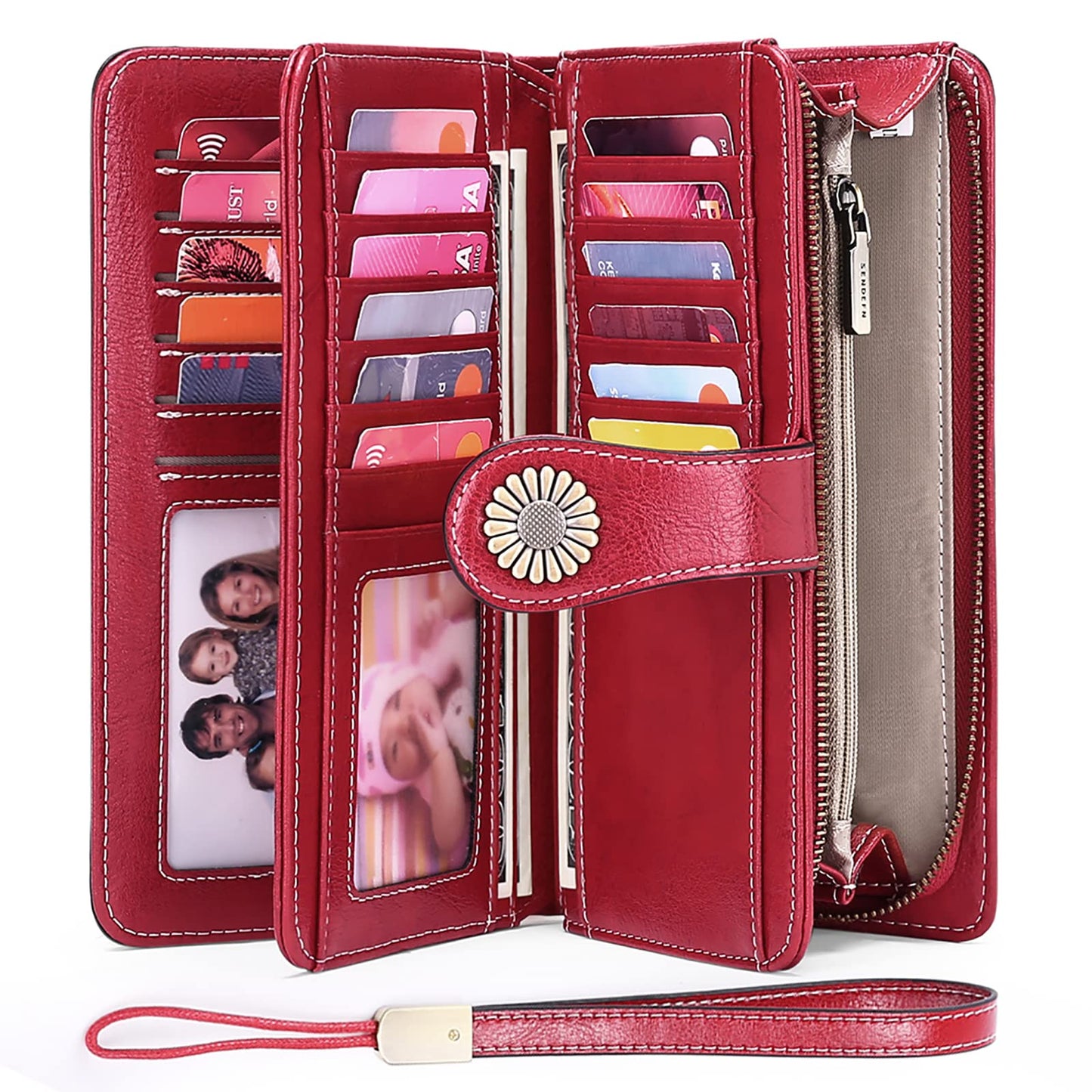 Canboc Wallets for Women Genuine Leather