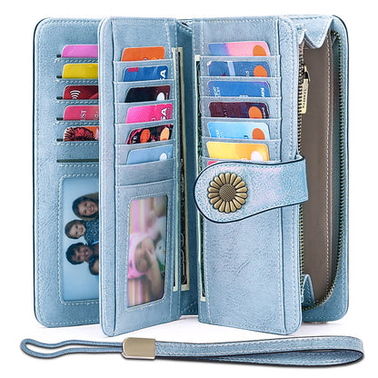 Canboc Wallets for Women Genuine Leather