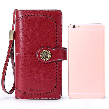 Canboc Wallets for Women Genuine Leather