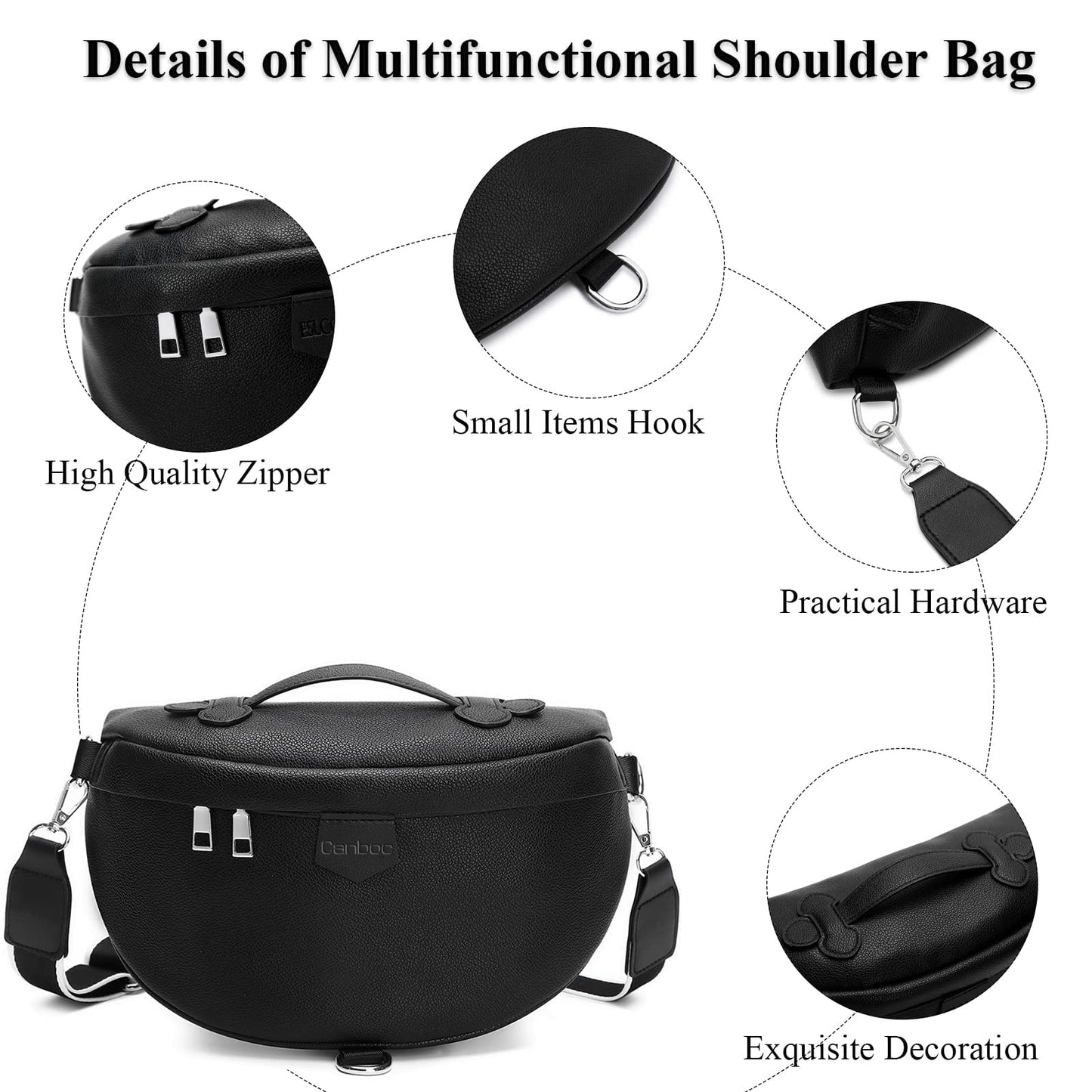 Canboc Bum Bag with Wide Strap