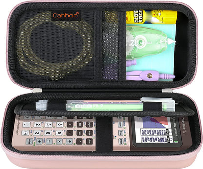 Canboc Hard Carrying Case for Texas Instruments Ti-84 Plus CE/Ti-84 Plus/TI-83 Plus/Casio FX-9750GII Graphing Calculator