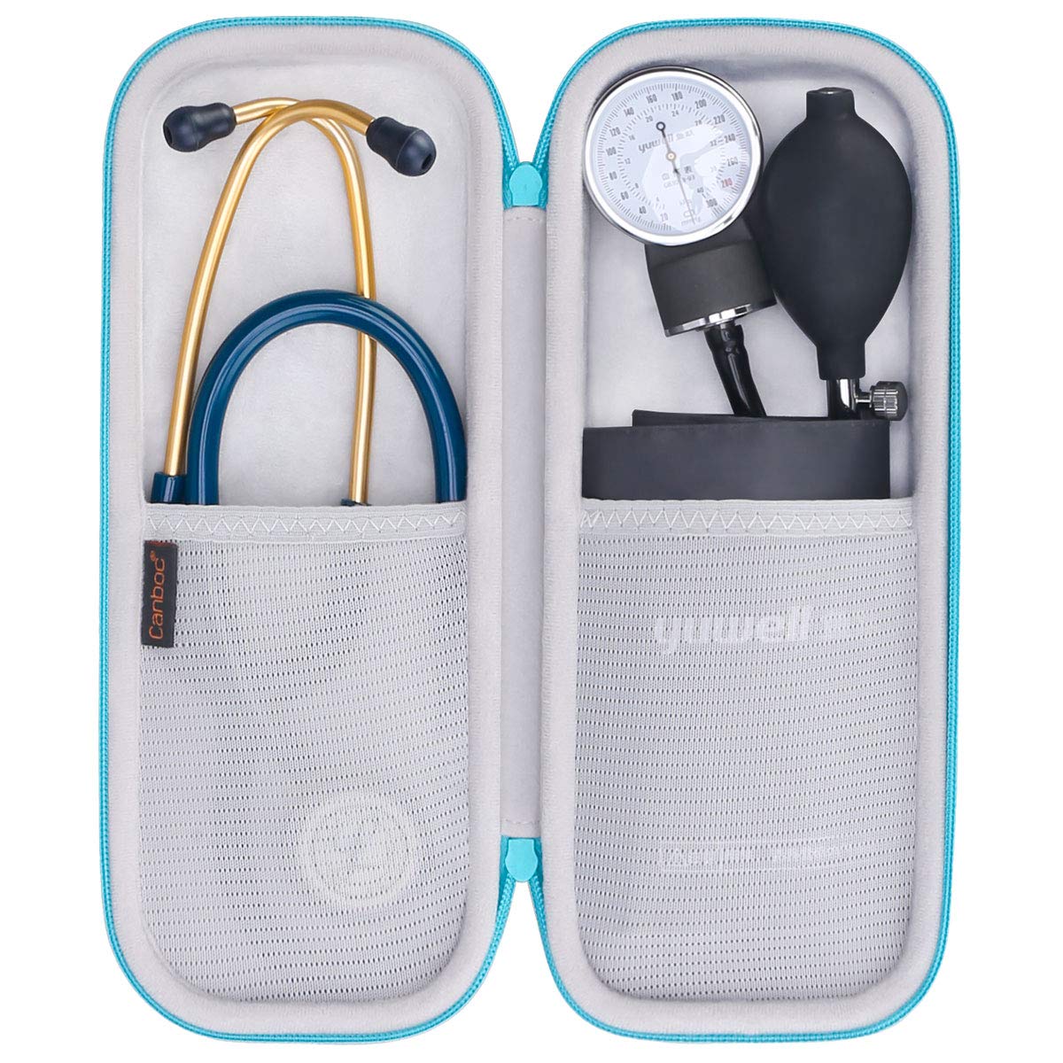 Canboc Hard Stethoscope Case for 3M Littmann Classic III, Lightweight II S.E, Cardiology IV, MDF Acoustica Stethoscope