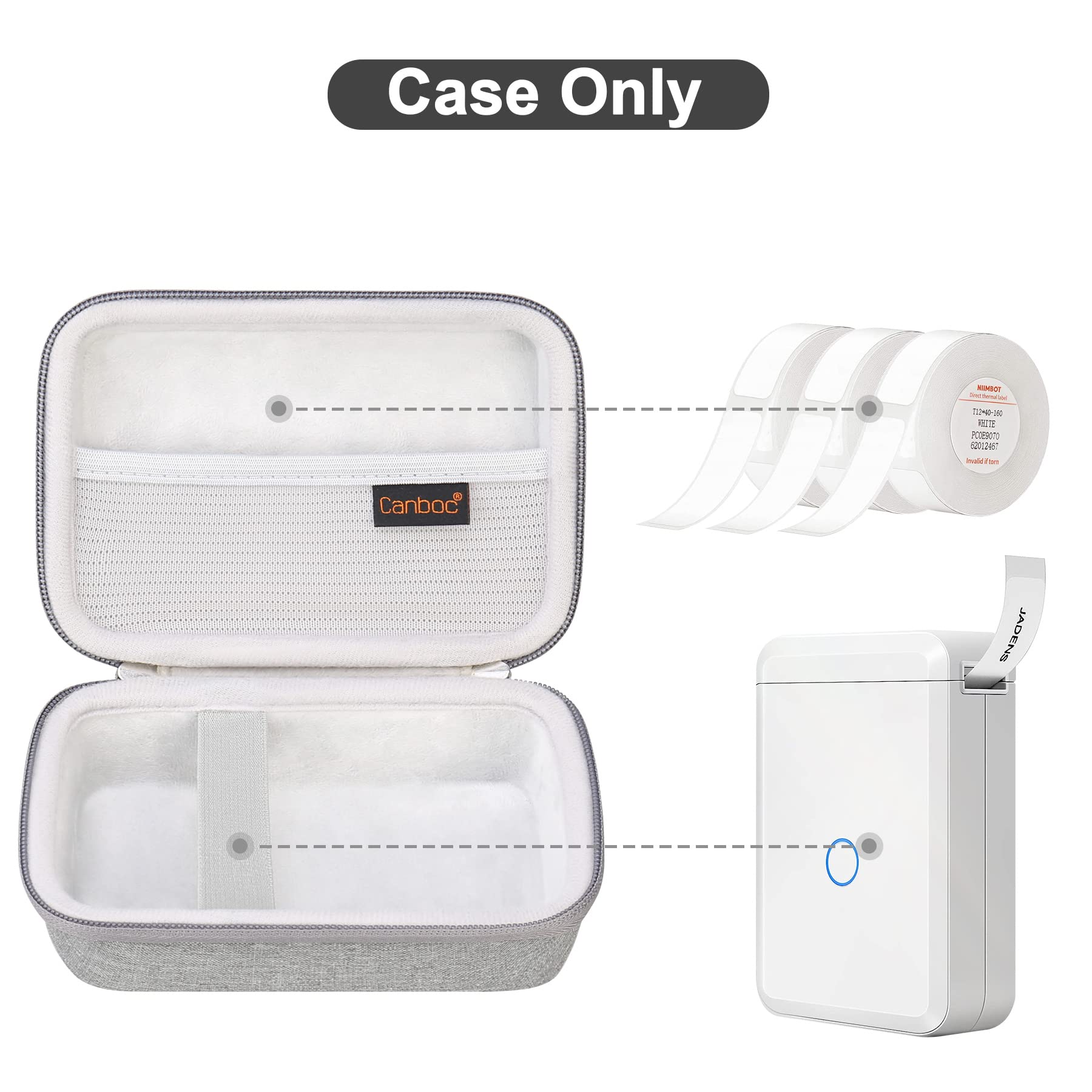 Canboc Hard Travel Case for Portable Nebulizer Machine for Adults