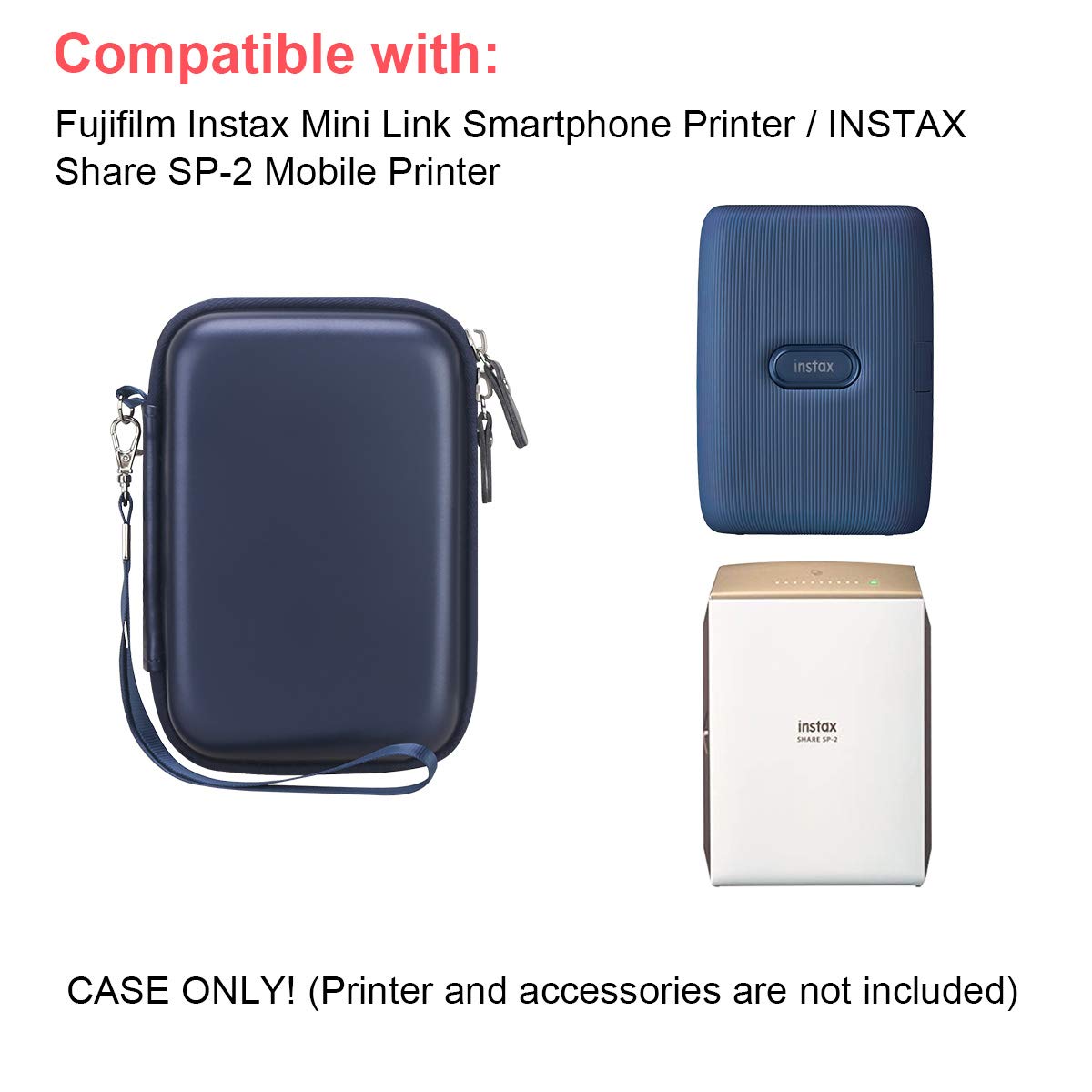 Canboc Hard Case for Fujifilm Instax Mini Link 2/ Instax Mini Link Smartphone Printer